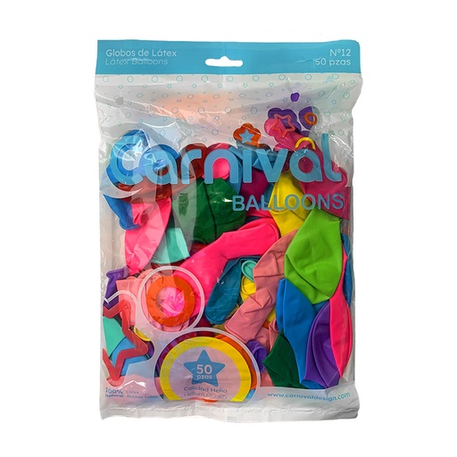 [ CA-G50-SUR              ] GLOBOS DE 50 SURTIDO