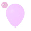 [A105-50064M-PE] GLOBOS PASTEL DE 50 LILA  