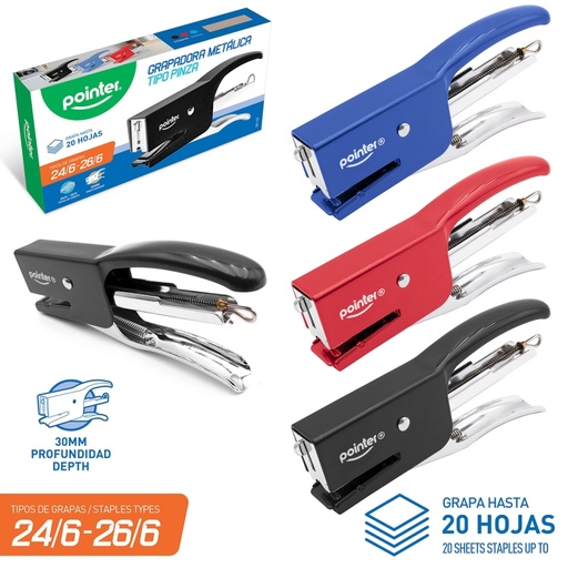 [501-ST] GRAPADORA METALICA TIPO PINZA