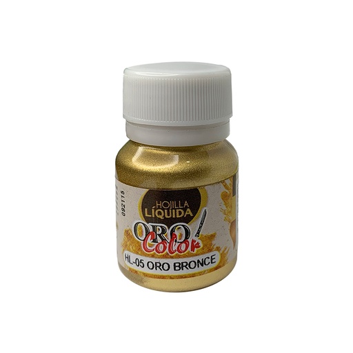 [HL-05] HOJILLA LIQUIDA  ORO BRONCE 30ML