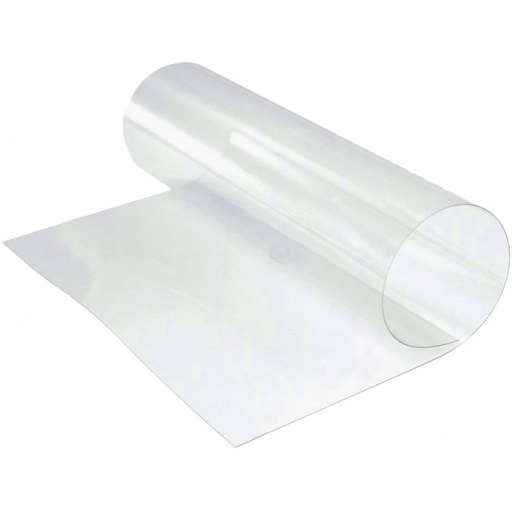 [604550] LAMINA TRANSPARENTE ACETATO CALIBRE - 0.50MM 45x60CM