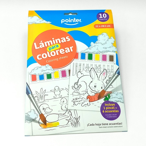 [DB-2265] LAMINAS PARA COLOREAR (ACUARELA)