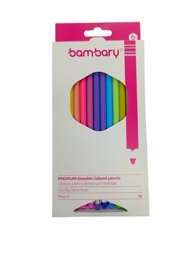 [205-1515/104] LAPICES DE COLORES RED 12 UND PASTEL BORRABLES  CJA 12UND