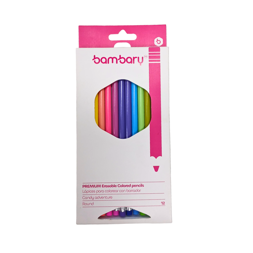 [205-1515/104] LAPICES DE COLORES RED 12 UND PASTEL BORRABLES  CJA 12UND