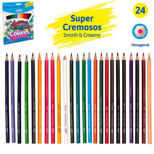 [BT-HCP-24] LAPICES DE COLORES x 24