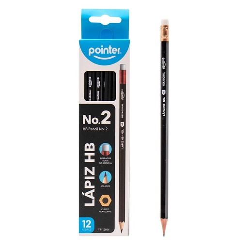 [YP-12HN] LAPIZ HB No.2 x 12 PZAS.