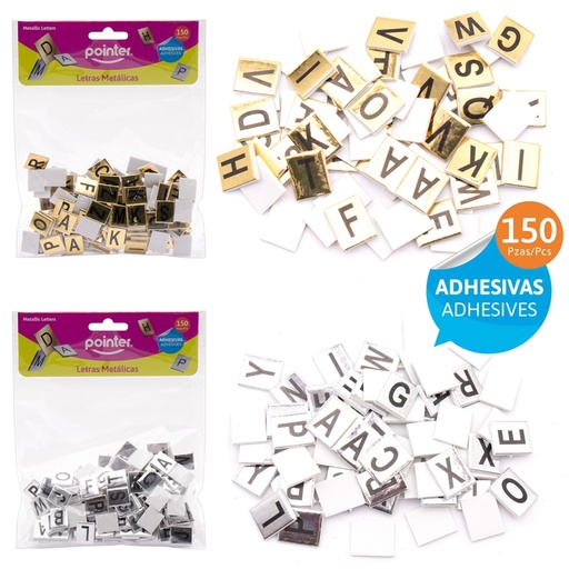[ANC-2206] LETRAS METALICAS x 150 PZAS.