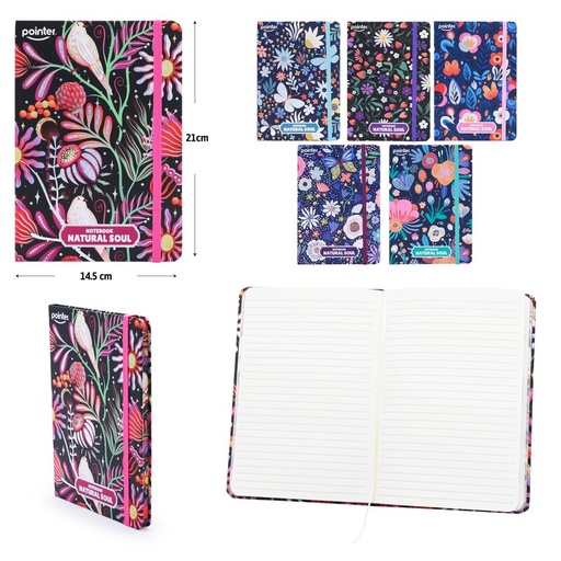 [NB-1708-A5] LIBRETA DE APUNTES A5 - x100  HOJAS BLANCAS