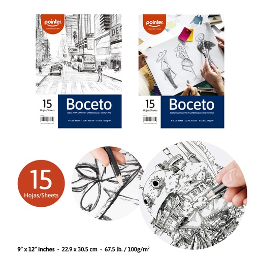 [SB-15] LIBRETA PARA BOCETOS