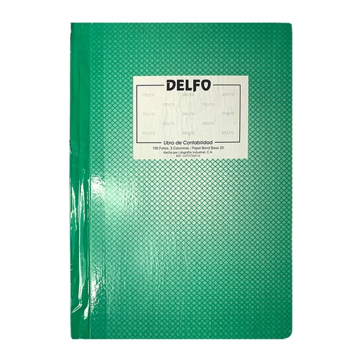[10461-01] LIBRO DE CONTABILIDAD 3 COLUMNAS