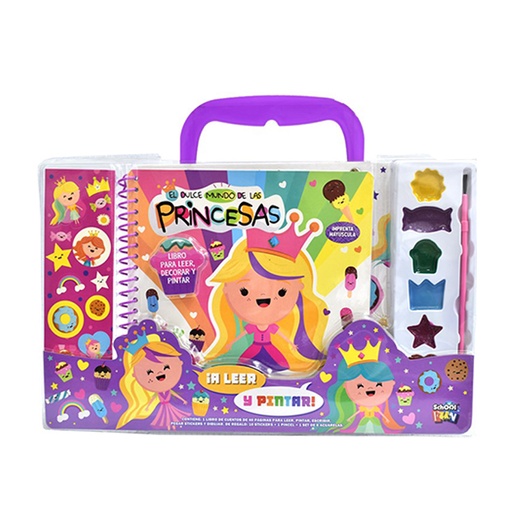 [LIST-100] LIBRO DIDACTICO- EL DULCE MUNDO DE LAS PRINCESAS