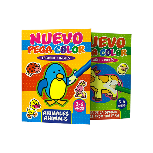 [978-9962-818-10-6] LIBRO PARA COLOREAR SICOBEN NUEVO PEGA COLOR