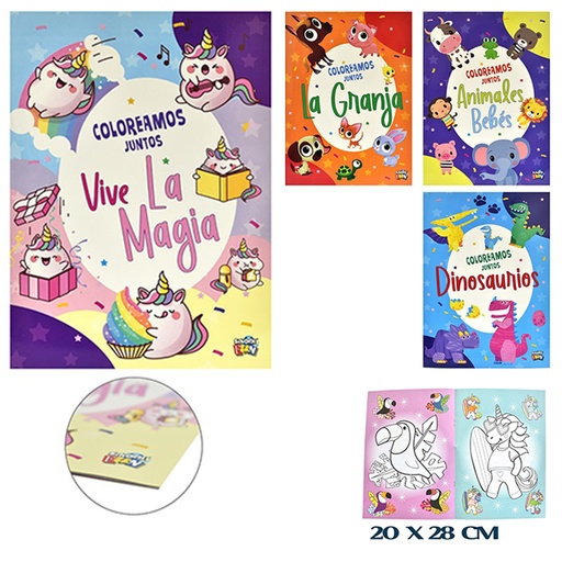 [97898789861] LIBROS DE COLOREAR- COLOREAMOS JUNTOS - 8PG