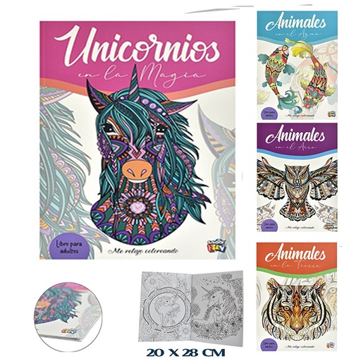 [978-987-8986] LIBROS DE COLOREAR- MANDALAS ANIMALES -16PG