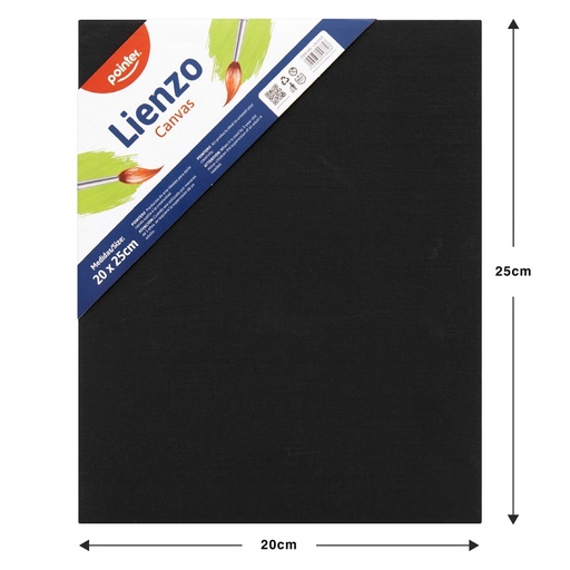 [LN-2025] LIENZO 20x25 NEGRO X6