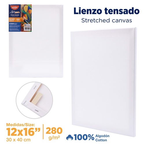 [CA-4030] LIENZO BLANCO 40x30cm