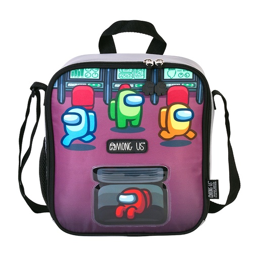 [AMG022-LB044A] LONCHERA AMONG US 21x27x12 cm.