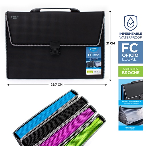 [FL1-28] MALETIN ARCHIVADOR EXPANDIBLE PORTADOCUMENTOS