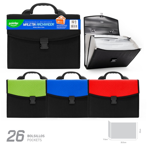 [FL1-05] MALETIN ARCHIVADOR EXPANDIBLE PORTADOCUMENTOS A4