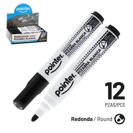 [BK-105-BK] MARCADOR PARA TABLERO (NEGRO)