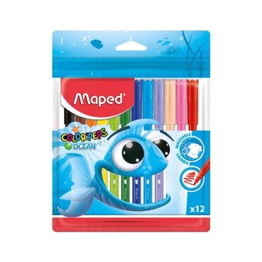 [845720] MARCADORES MAPED OCEAN X12