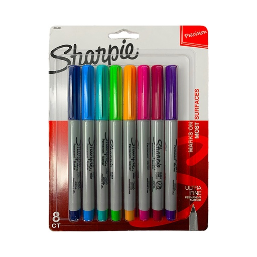 [1896498] MARCADORES SHARPIE ULTRA FINOS X8