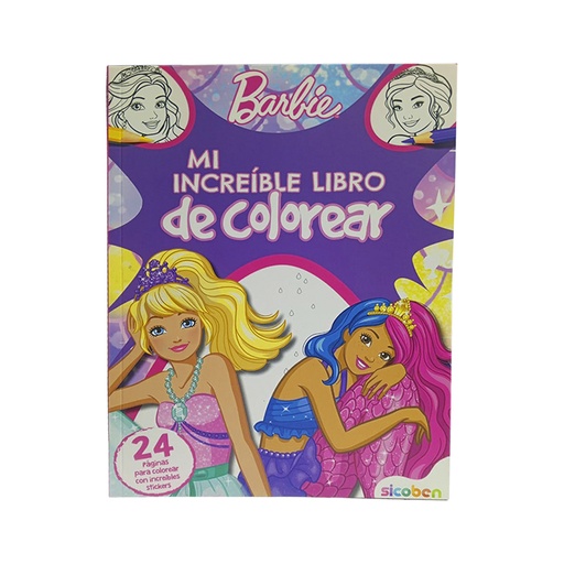 [6014417167113ME] MI INCREIBLE LIBRO DE COLOREAR BARBIE