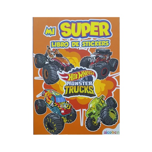 [6014417168189ME] MI SUPER LIBRO STICKERS HOTWHEELS