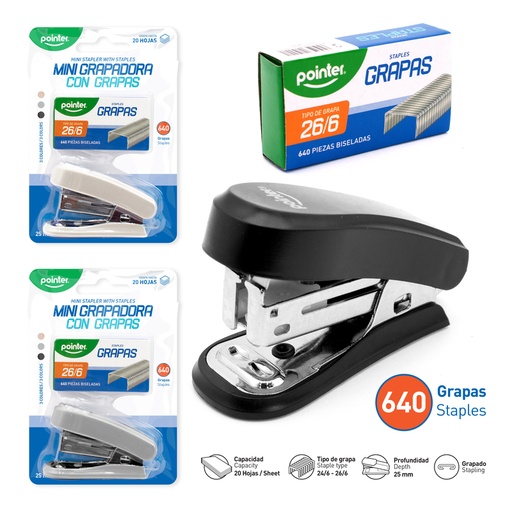[ST-712] MINI ENGRAPADORA CON GRAPAS