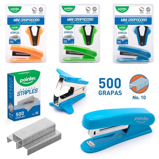 [218-35-N] MINI GRAPADORA CON SACAGRAPAS