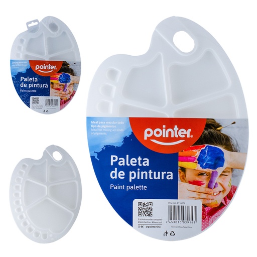 [PT-0008] PALETA PLASTICA PARA PINTURA