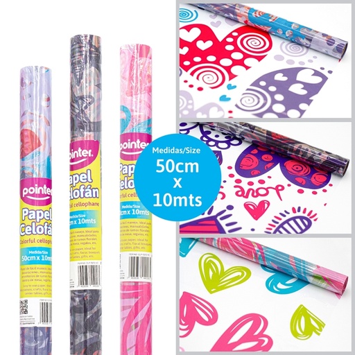 [CLP-5010-HC] PAPEL CELOFAN DISEÑO 50X10M