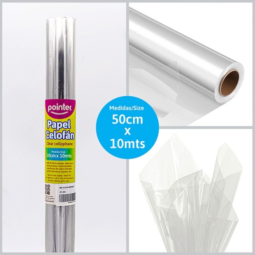 [CLP-5010] PAPEL CELOFAN TRANSPARENTE