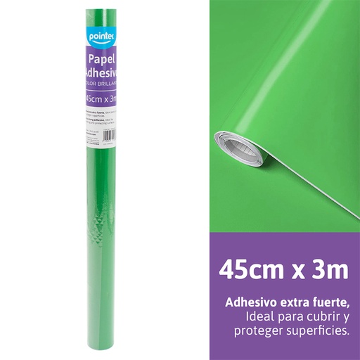 [7046B-3M] PAPEL CONTAC VERDE