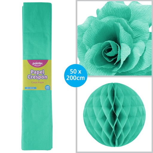 [CP-741] PAPEL CREPE VERDE