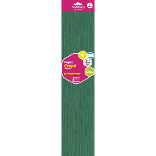 [107-0250/345] PAPEL CREPE VERDE