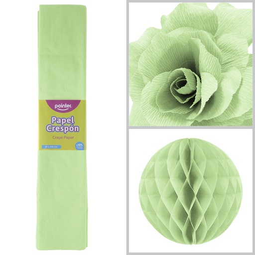 [CP-734] PAPEL CREPE VERDE