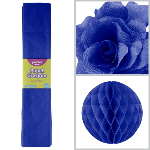 [CP-707] PAPEL CREPE AZUL