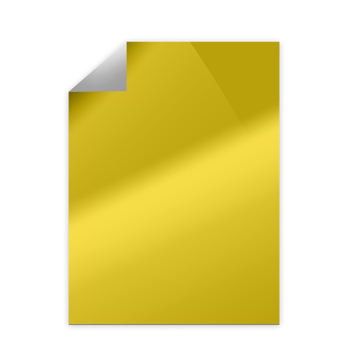 [3124.01] PAPEL LUSTRILLO AMARILLO BANDERA