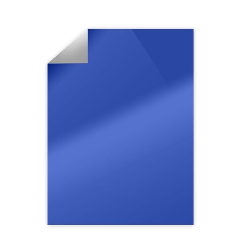 [3124.03] PAPEL LUSTRILLO AZUL BANDERA