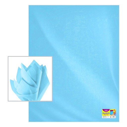 [TP-7023] PAPEL SEDA AZUL BEBE - 50x70CM