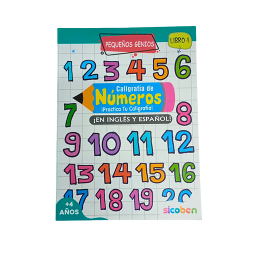 [6014416964966me] PEQUEÑOS GENIOS CALIGRAFIA DE NÚMEROS LIBRO-1