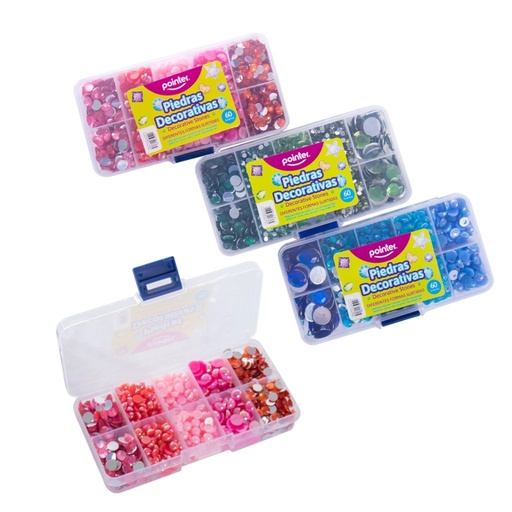 [ANC-1938] PIEDRAS DECORATIVAS x60G (FORMAS Y TAMAÑOS SURTIDOS) 