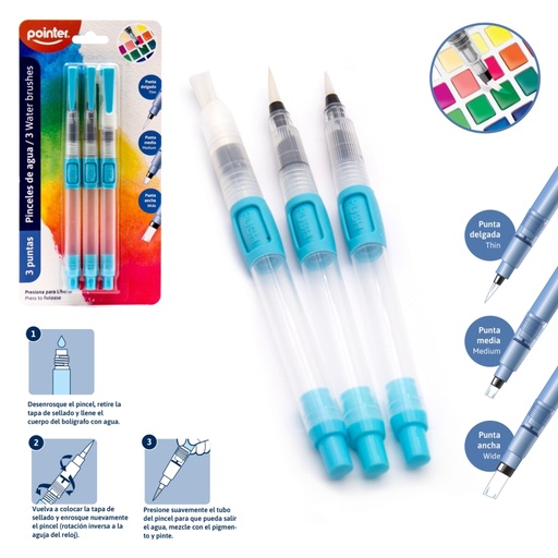 [WB-3L] PINCEL DE AGUA