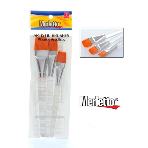 [780-1594465] PINCELES ARTISTICOS X3PZS