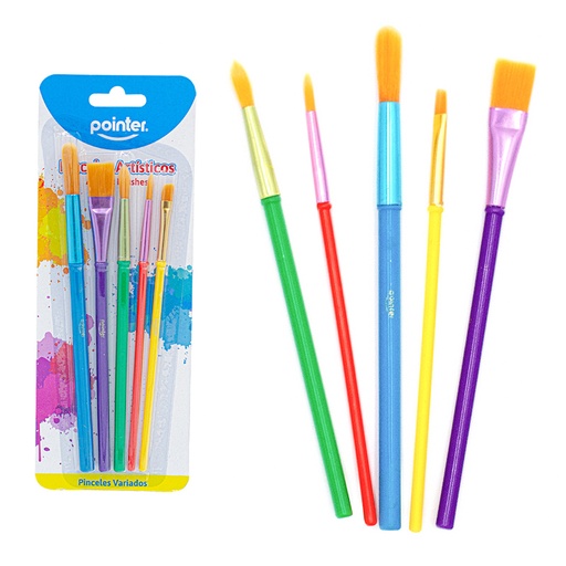 [AB-17604] PINCELES ARTISTICOS X5PZS 