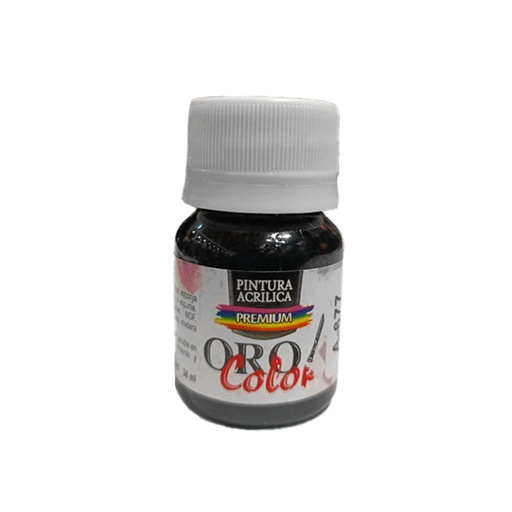 [A-677-30] PINTURA ACRILICA PREMIUM NEGRO 30CM