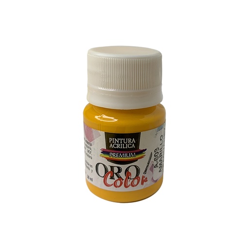 [A-603-30] PINTURA ACRILICA PREMIUM AMARILLO ARAGUANEY 30CM