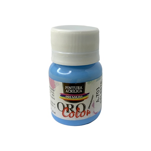 [A-703-30] PINTURA ACRILICA PREMIUM CELESTE 30CM