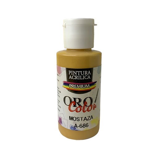 [A-686-60] PINTURA ACRILICA PREMIUM MOSTAZA 60CM